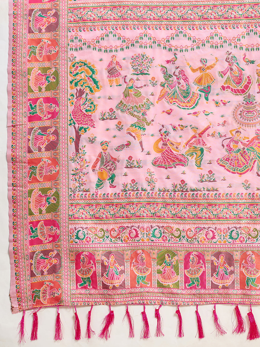 Urban Pallu Woven Design Silk Blend Party Saree