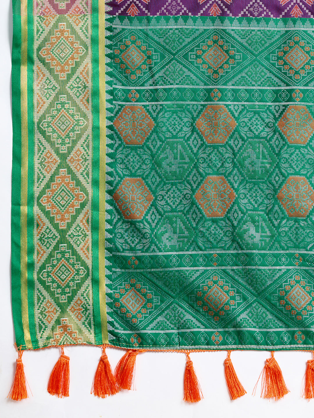Urban Pallu Woven Design Silk Blend Party Saree