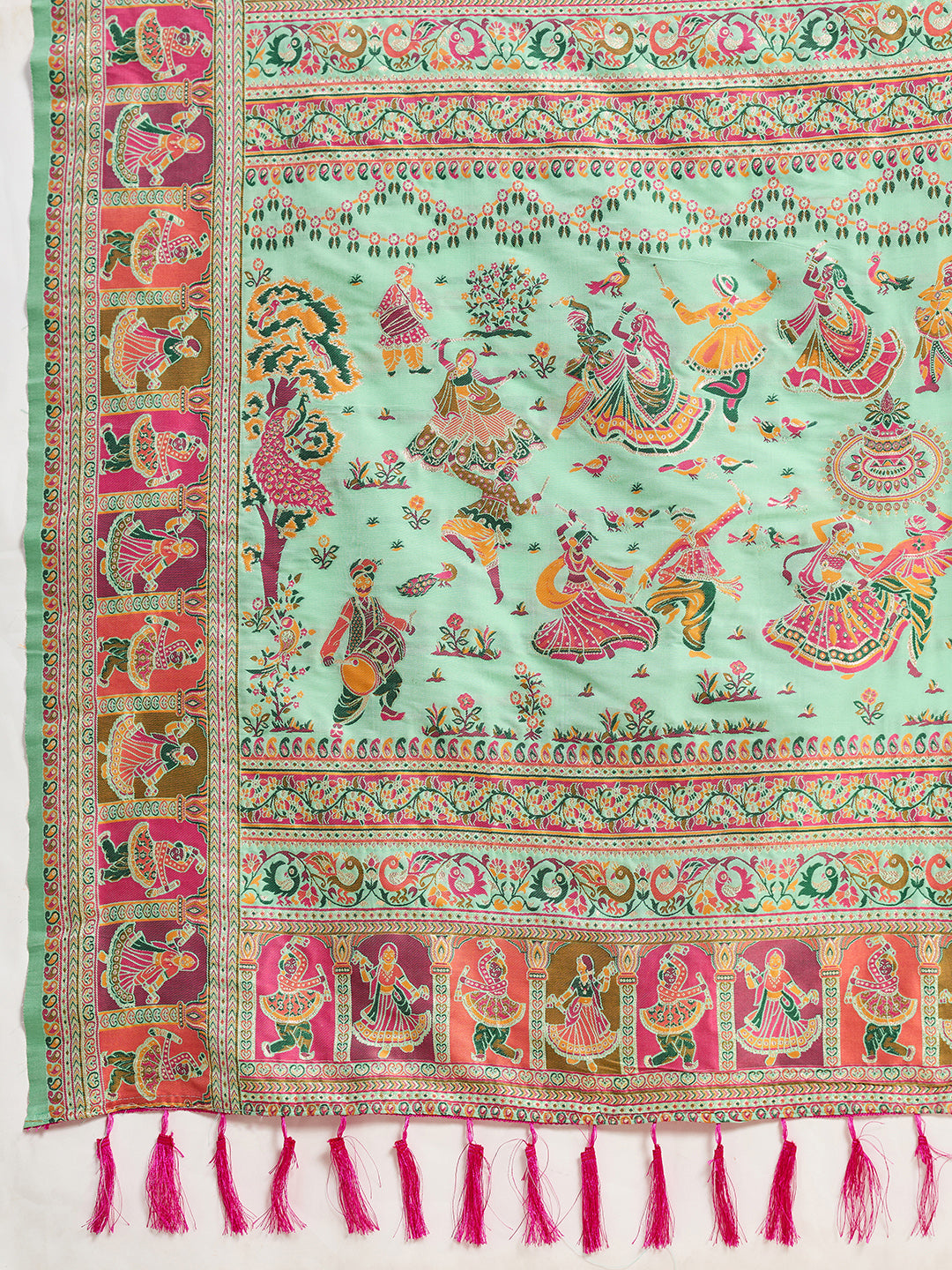 Urban Pallu Woven Design Silk Blend Party Saree