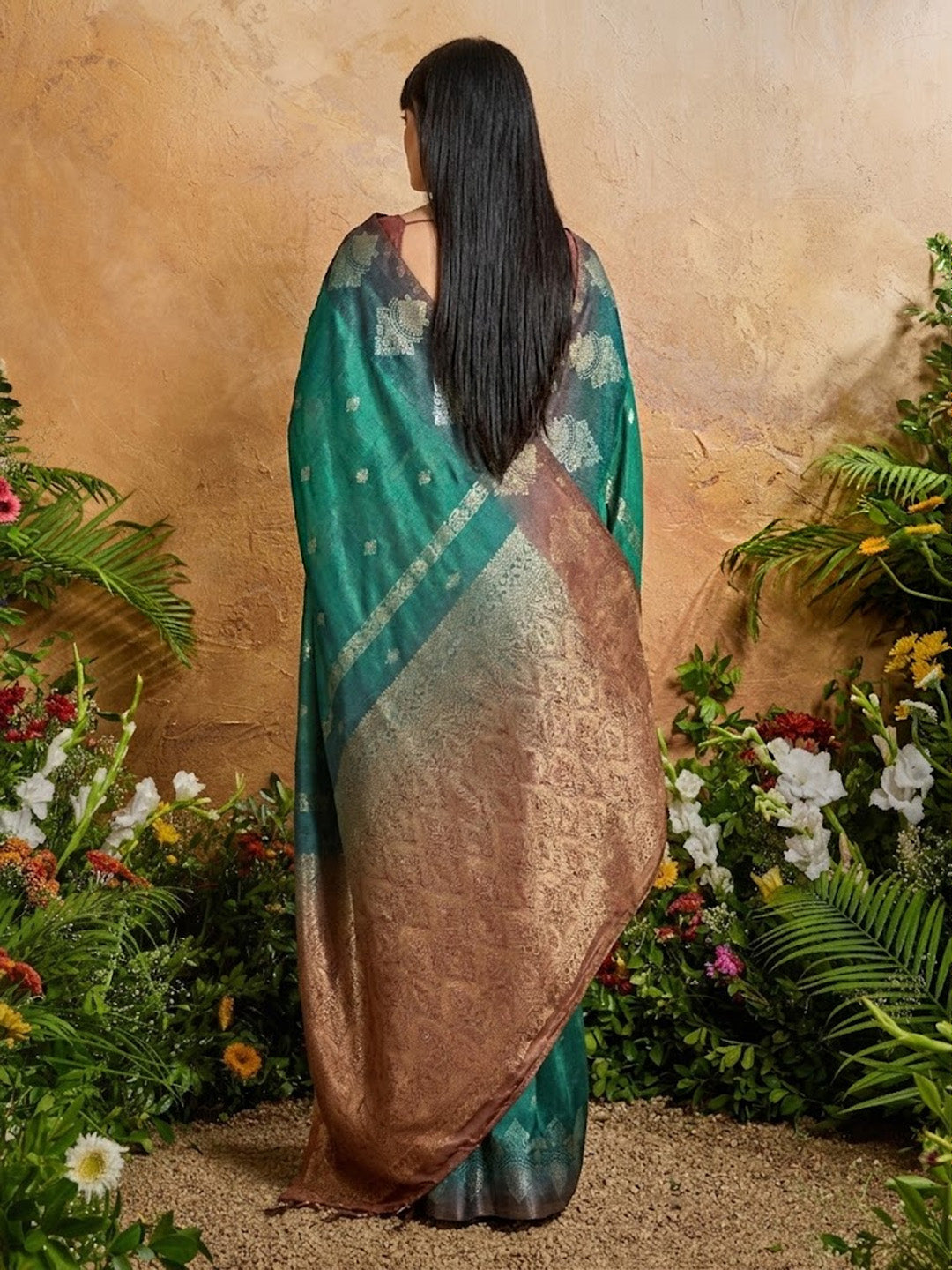 Urban Pallu Printed Silk Cotton Traditional Saree