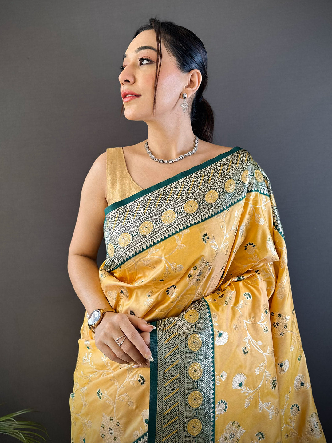 Urban Pallu Woven Design Art Silk Traditional Saree