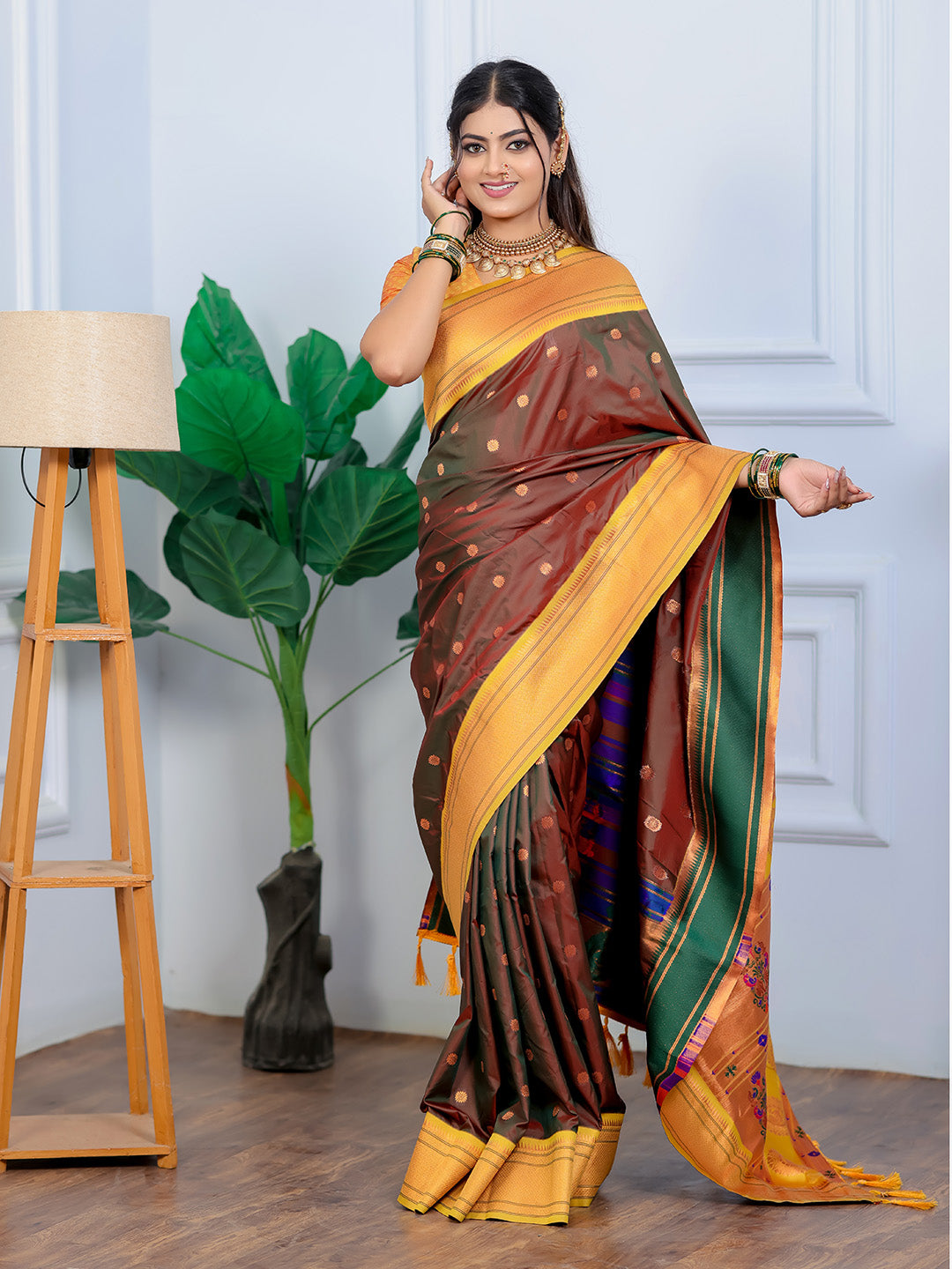 Urban Pallu Woven Design Art Silk Traditional Saree