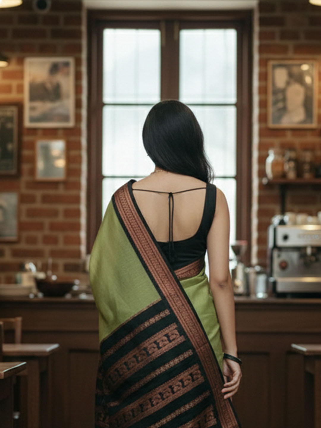 Urban Pallu Woven Design Silk Blend Traditional Saree