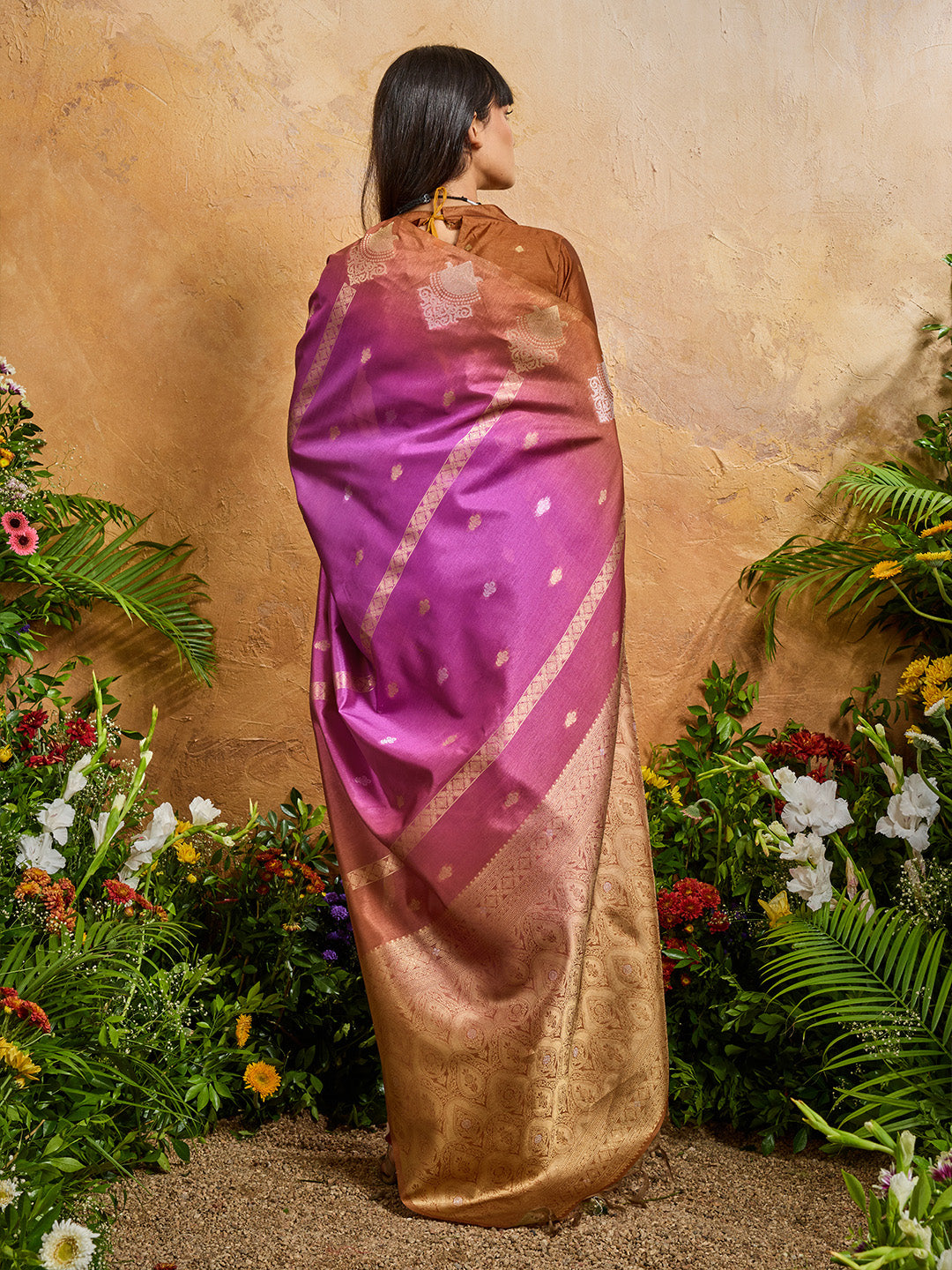 Urban Pallu Printed Silk Cotton Traditional Saree