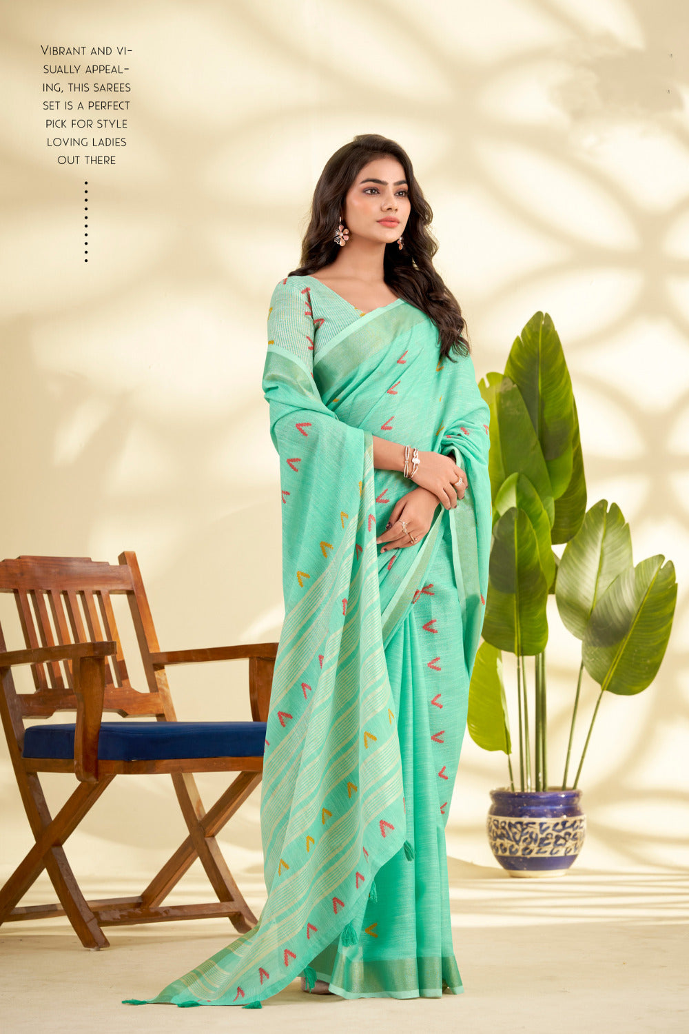 Urban Pallu Woven Design Cotton Blend Daily Saree
