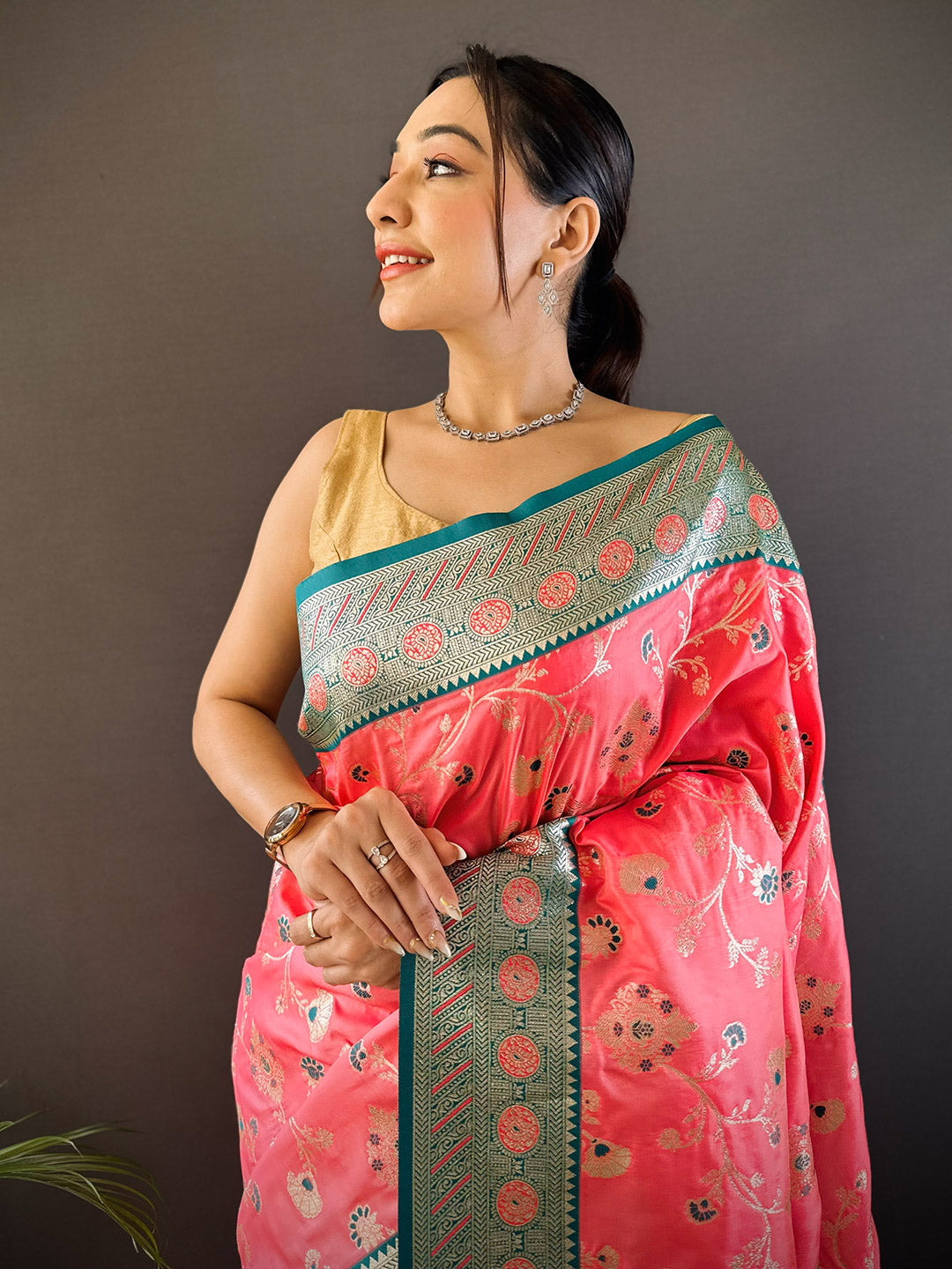 Urban Pallu Woven Design Art Silk Traditional Saree