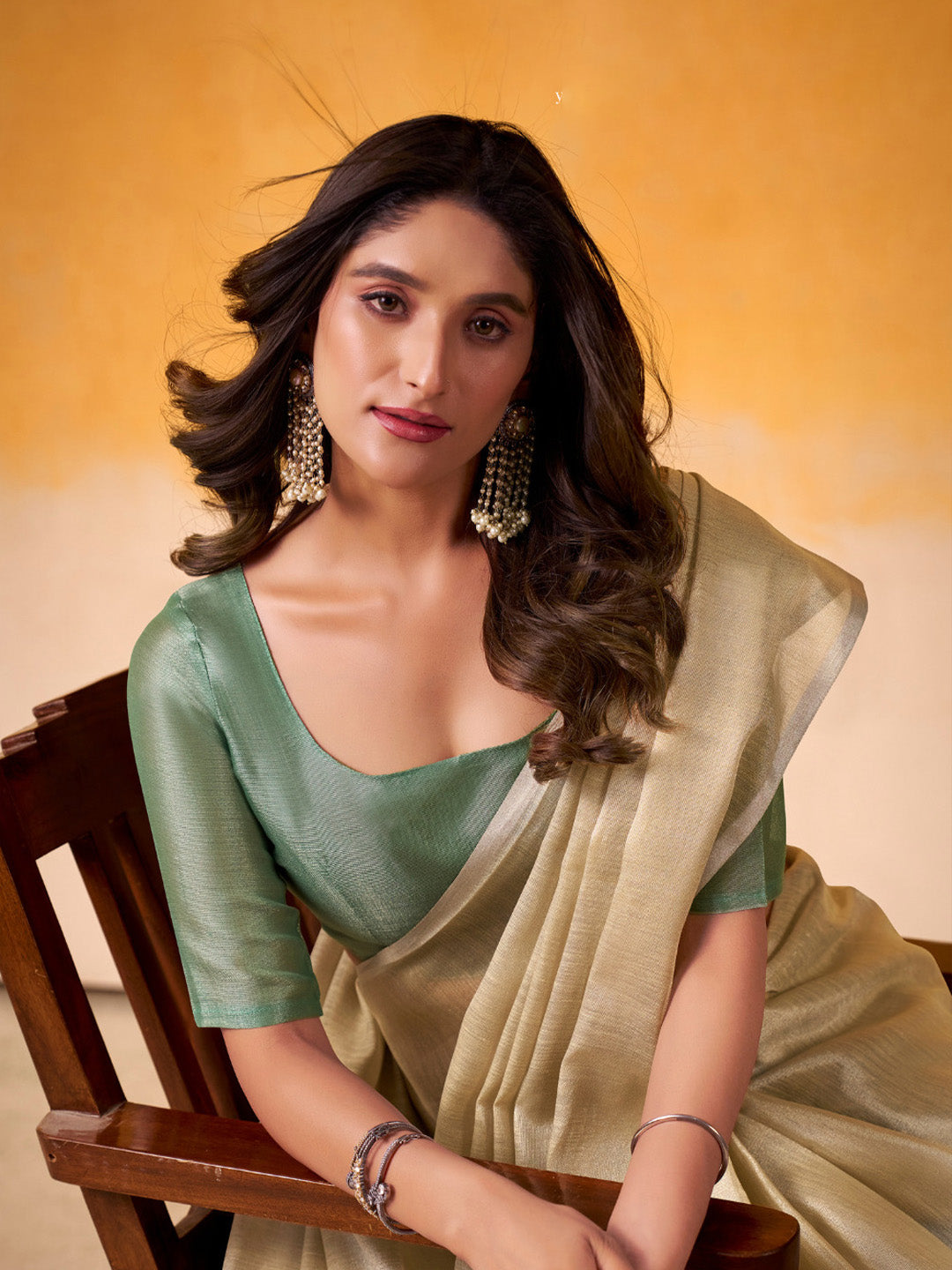 Urban Pallu Woven Design Cotton Blend Daily Saree
