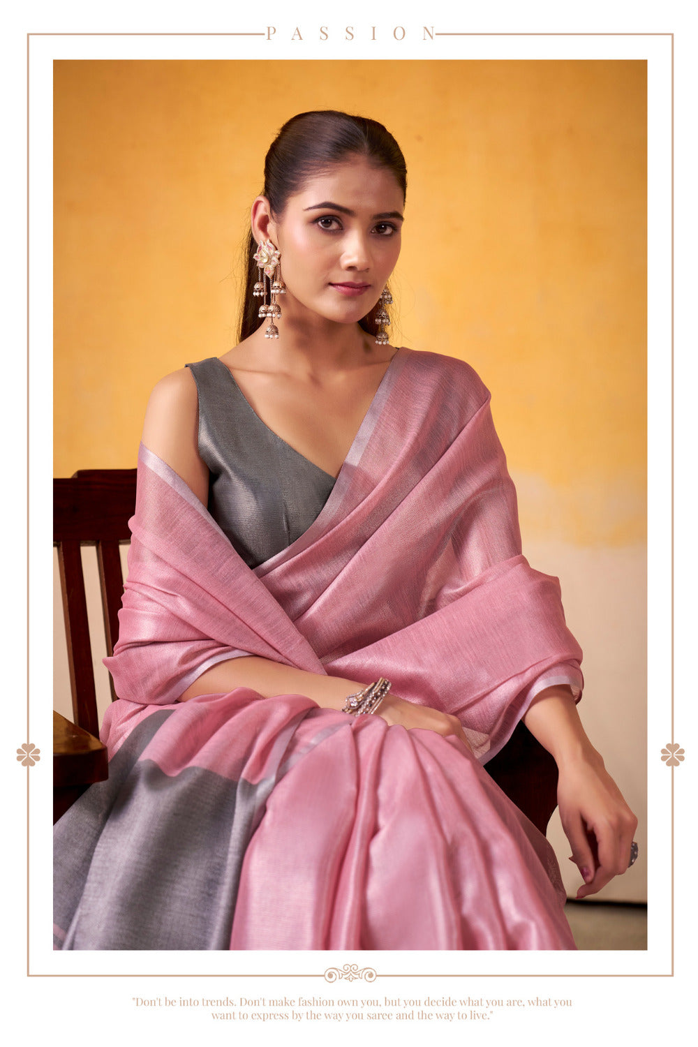 Urban Pallu Woven Design Cotton Blend Daily Saree
