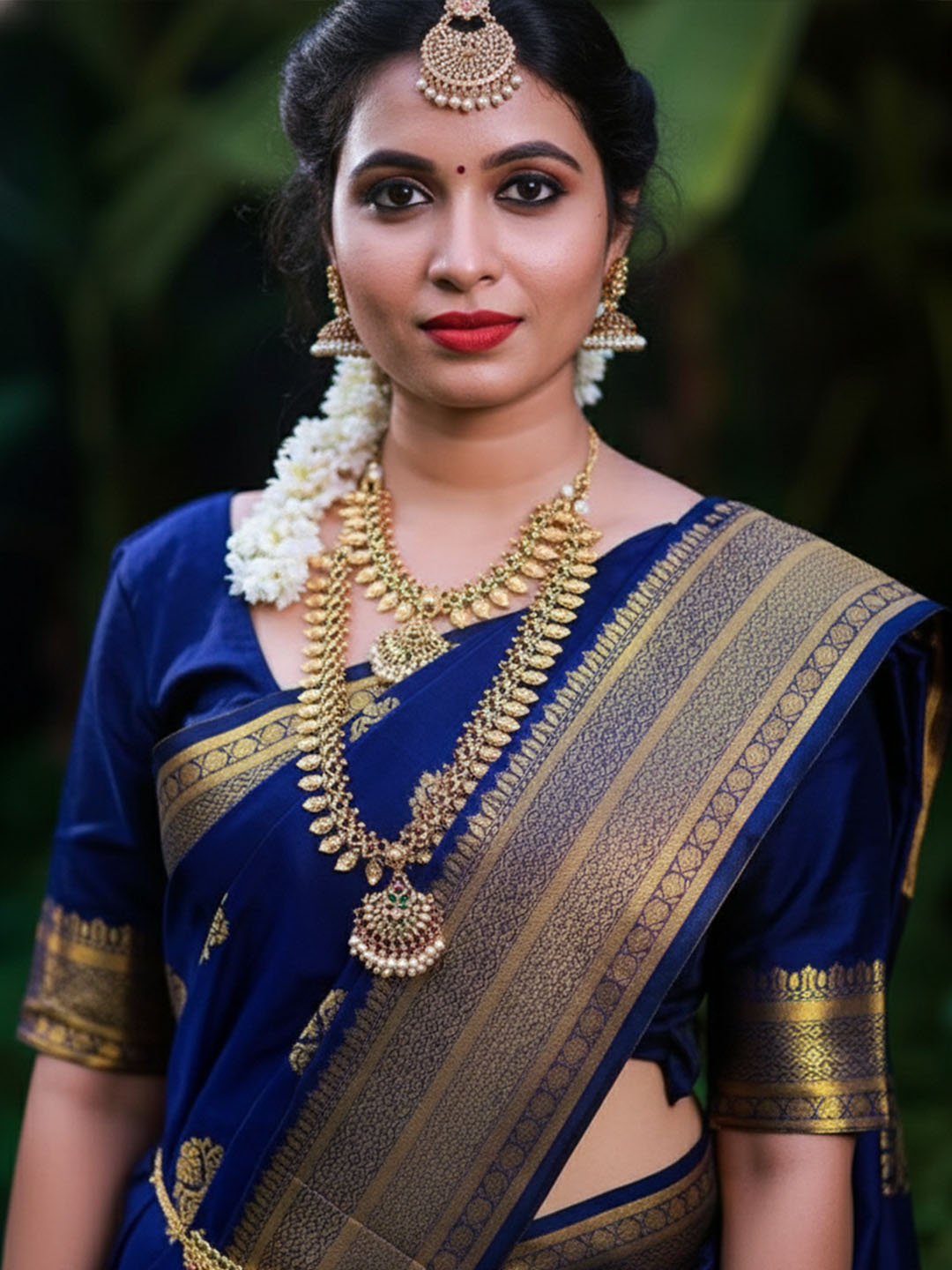 Urban Pallu Woven Design Silk Blend Work Saree