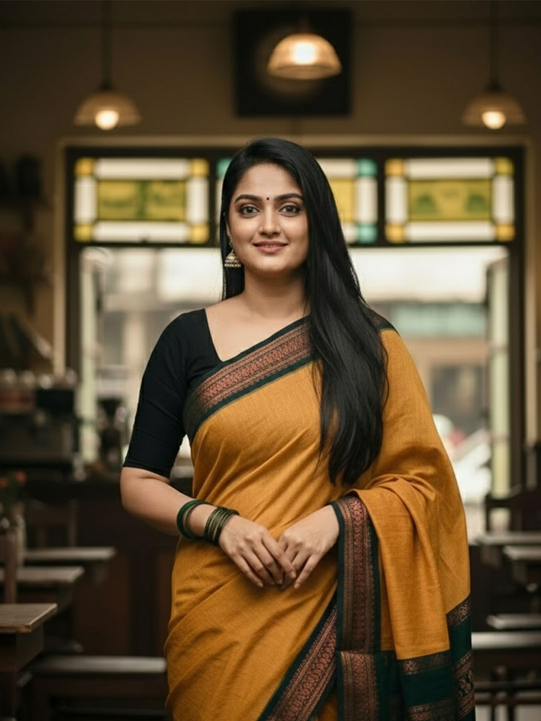 Urban Pallu Woven Design Silk Blend Traditional Saree