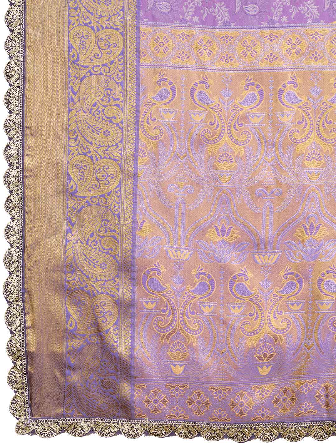 Urban Pallu Woven Design Silk Blend Party Saree