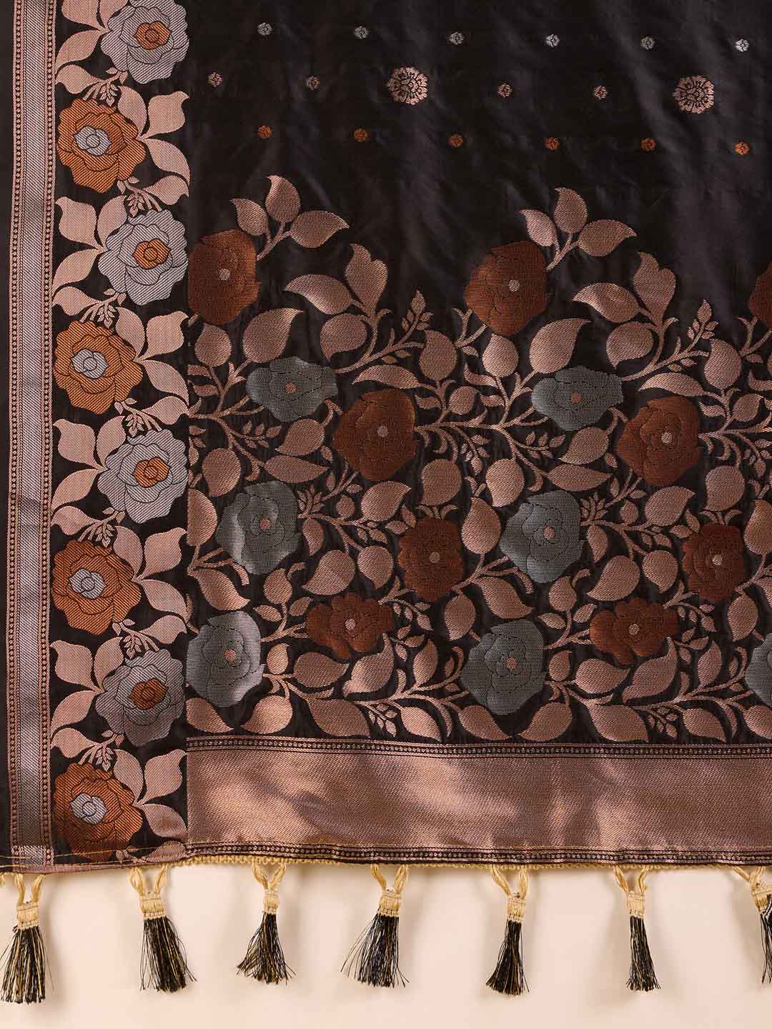 Urban Pallu Woven Design Silk Blend Party Saree