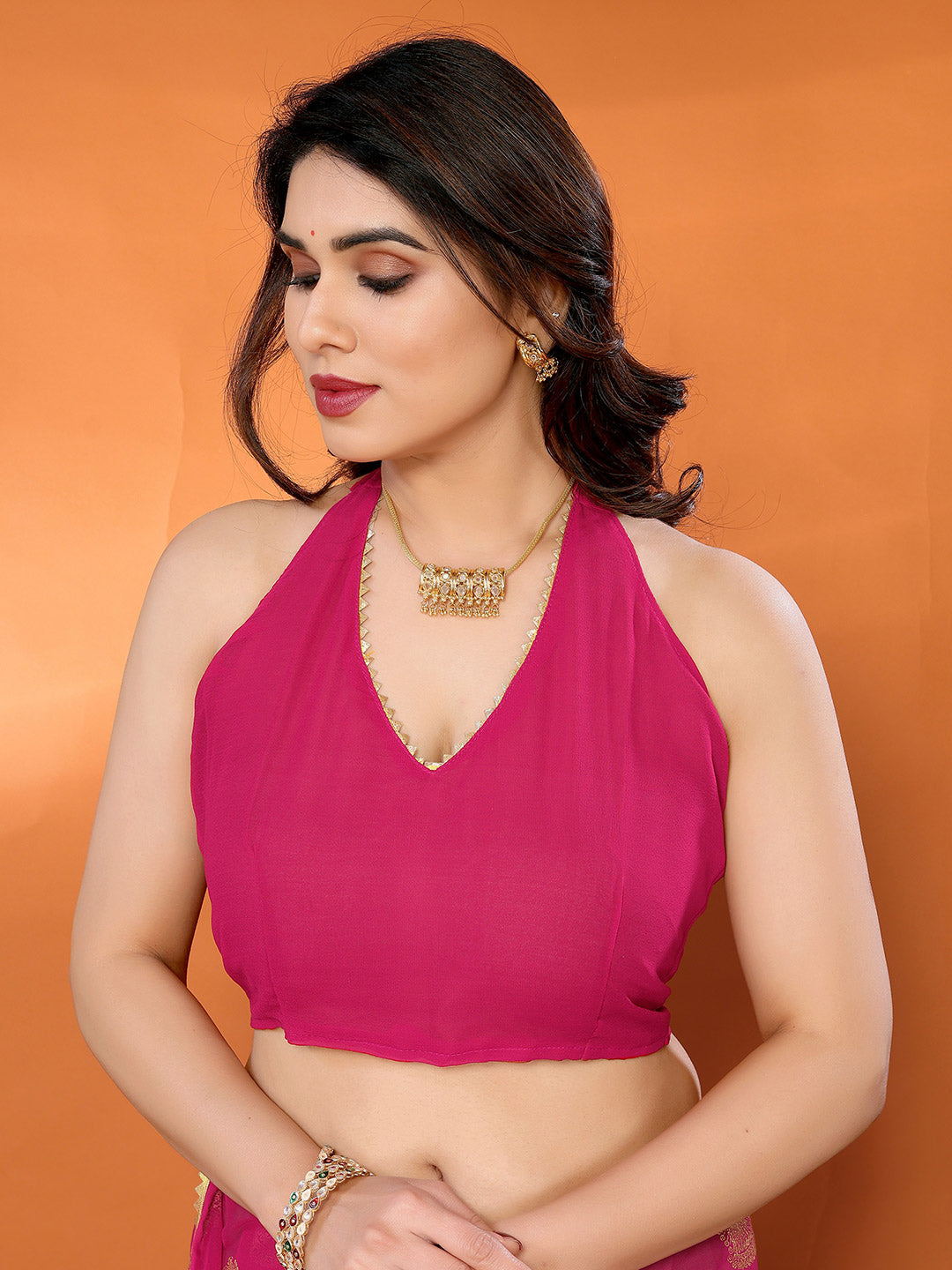 Urban Pallu Printed Poly Georgette Daily Saree