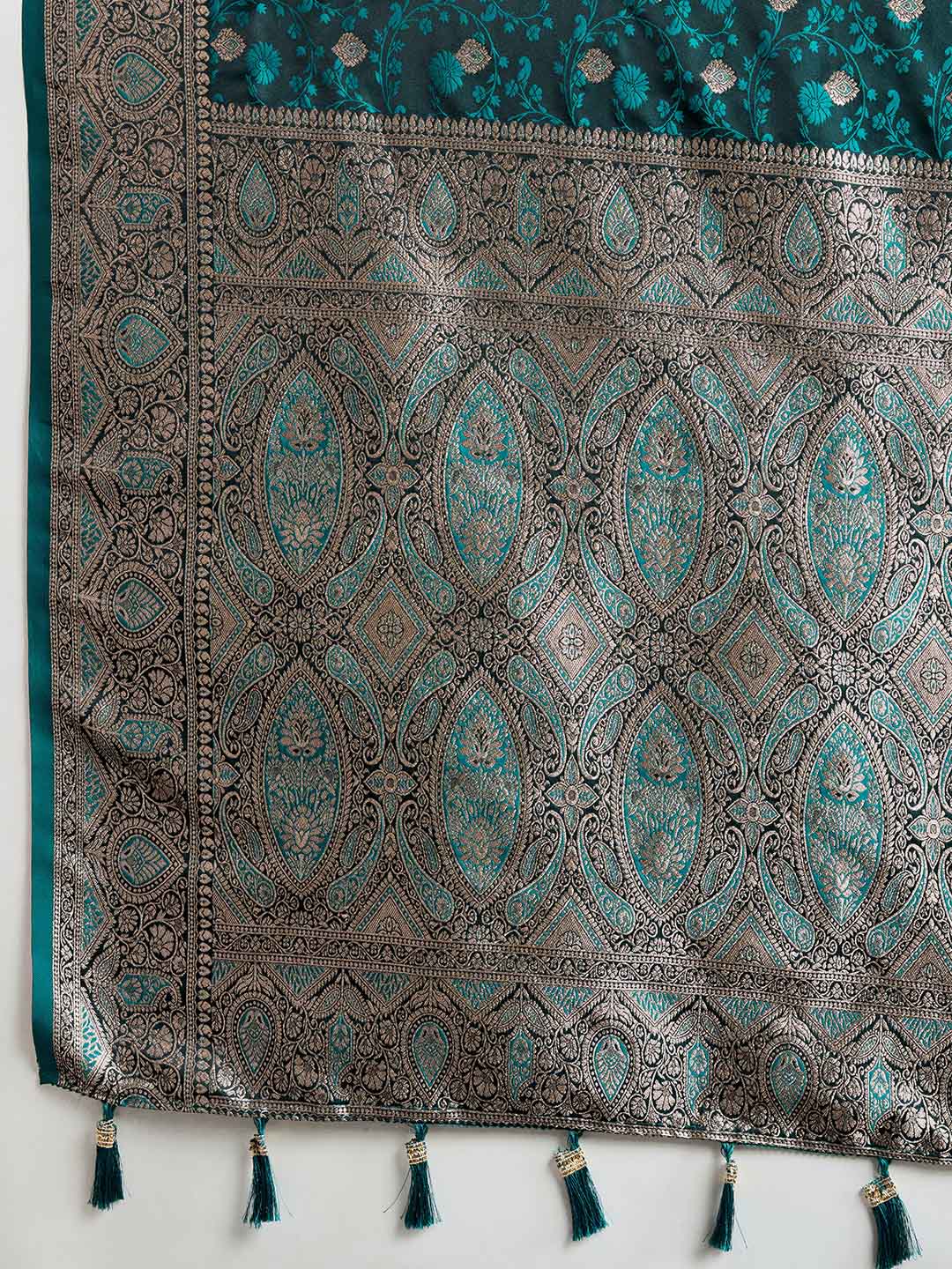 Urban Pallu Woven Design Silk Blend Party Saree