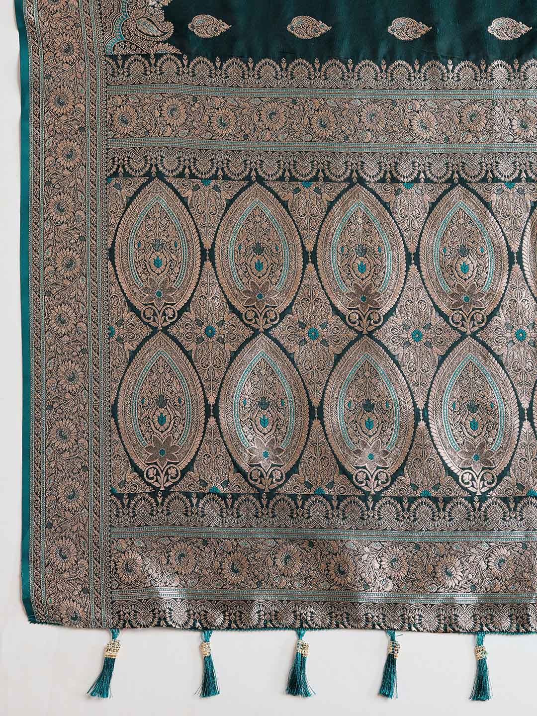 Urban Pallu Woven Design Silk Blend Party Saree