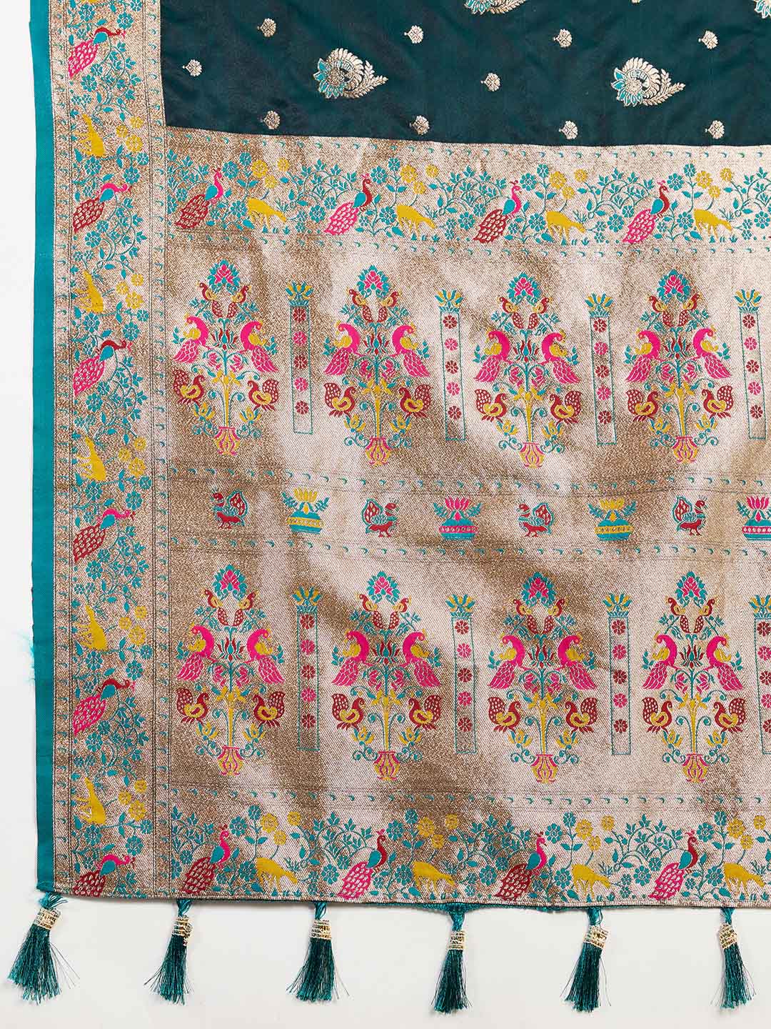 Urban Pallu Woven Design Silk Blend Party Saree