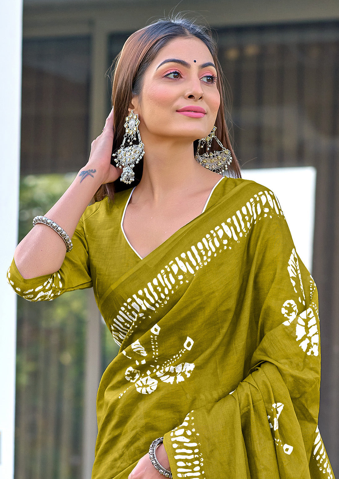 Urban Pallu Woven Design Pure Cotton Daily Saree