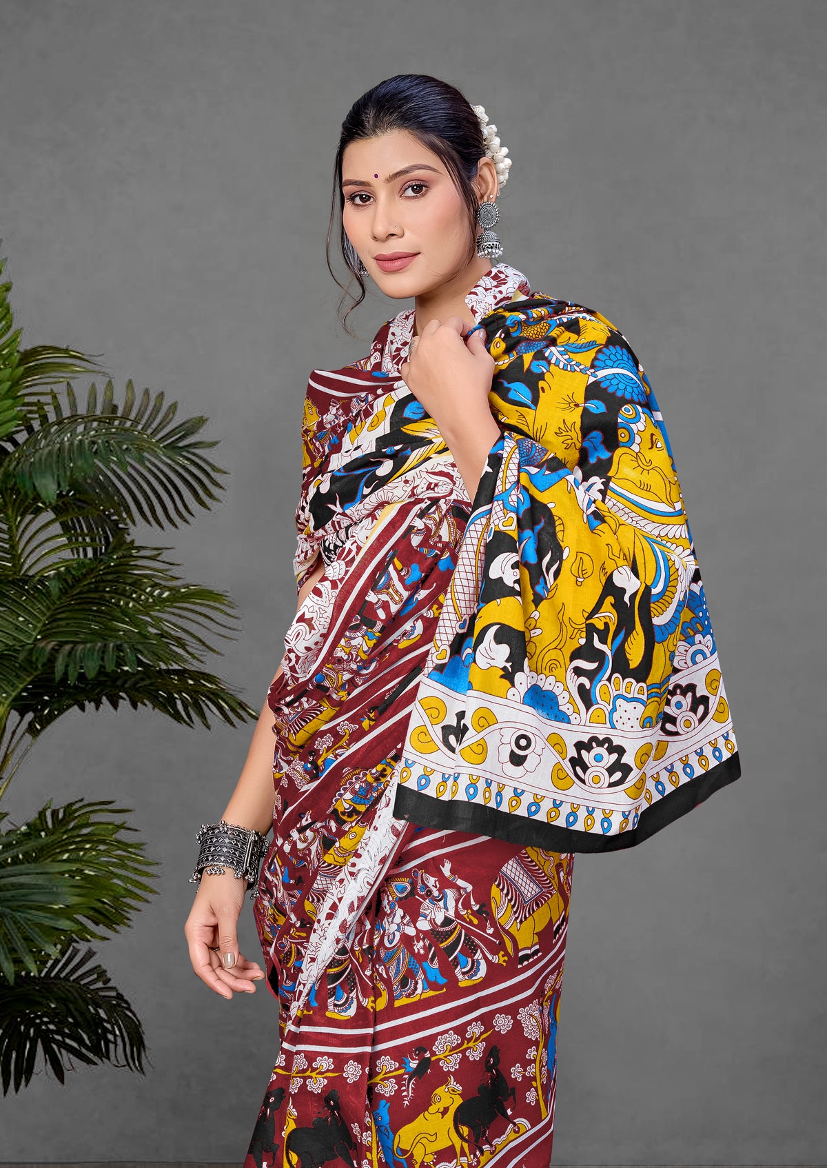 Urban Pallu Woven Design Pure Cotton Daily Saree
