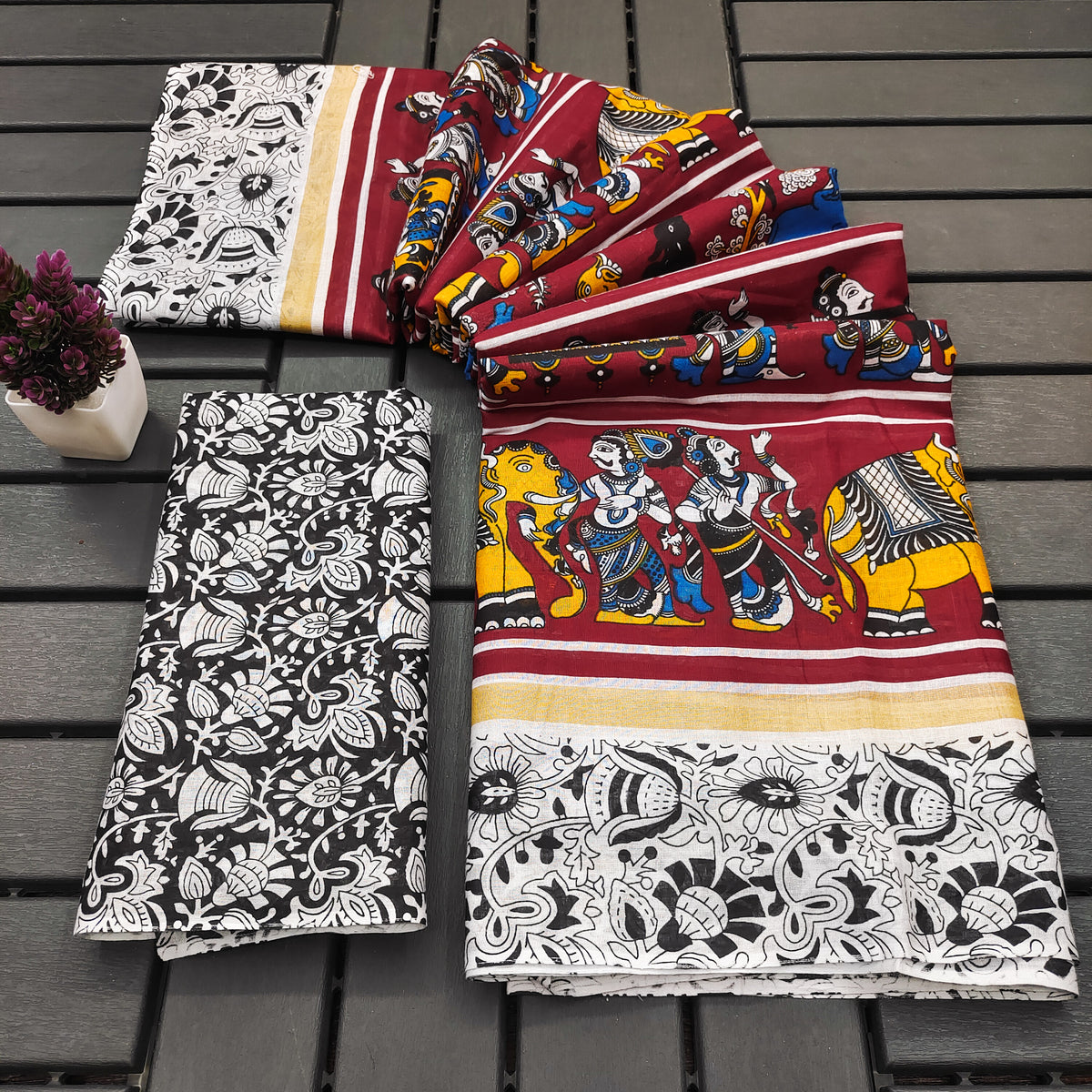 Urban Pallu Woven Design Pure Cotton Daily Saree