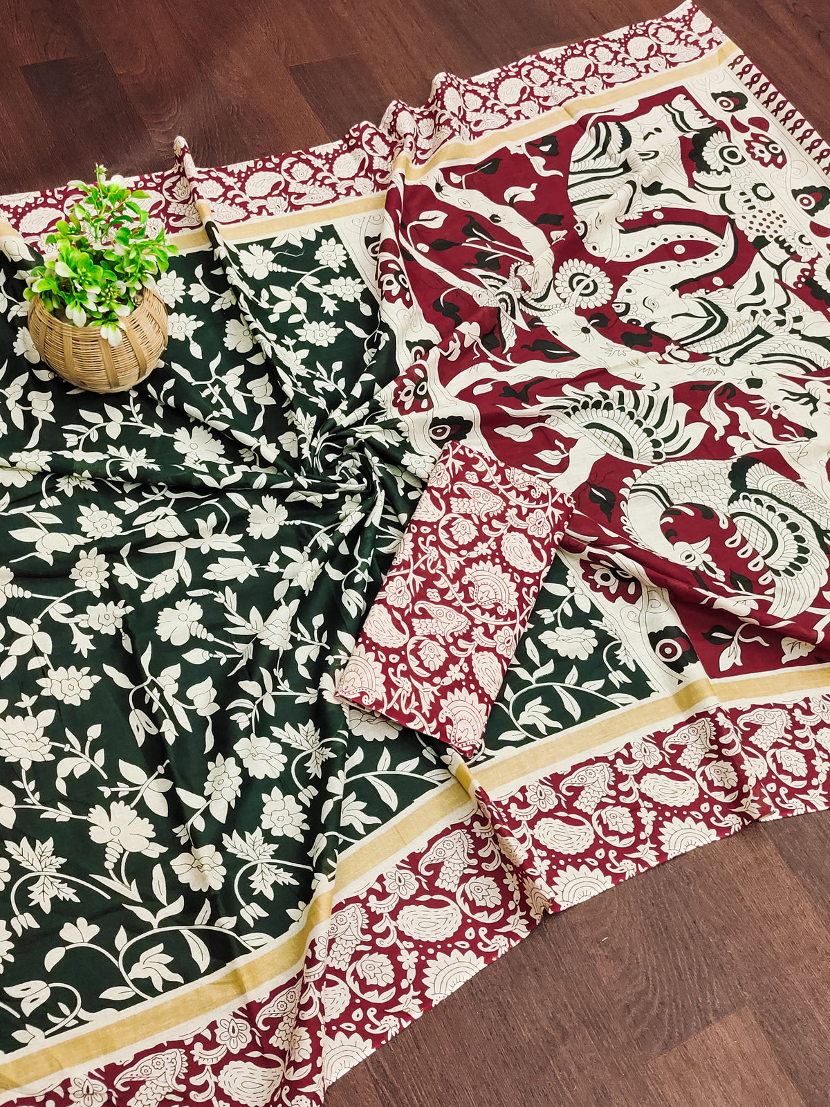 Urban Pallu Woven Design Pure Cotton Daily Saree