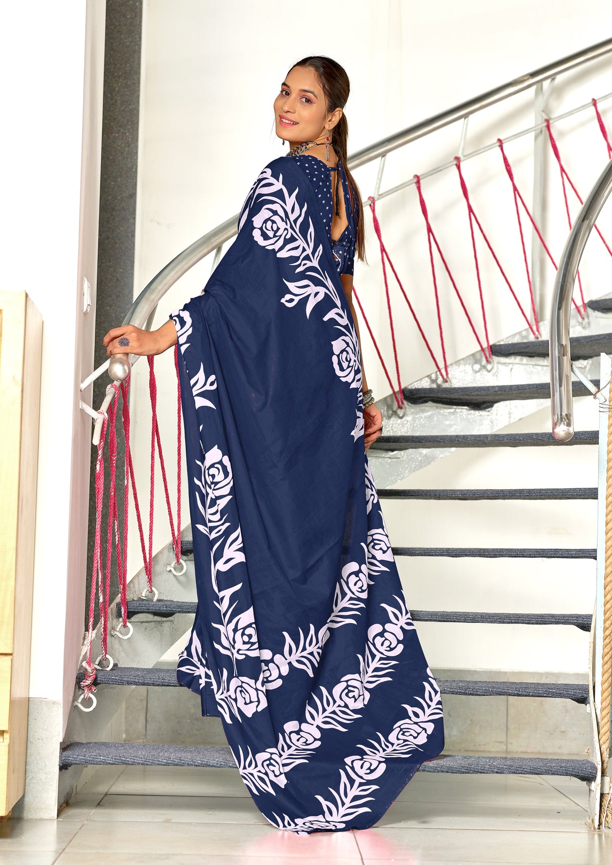 Urban Pallu Woven Design Pure Cotton Daily Saree