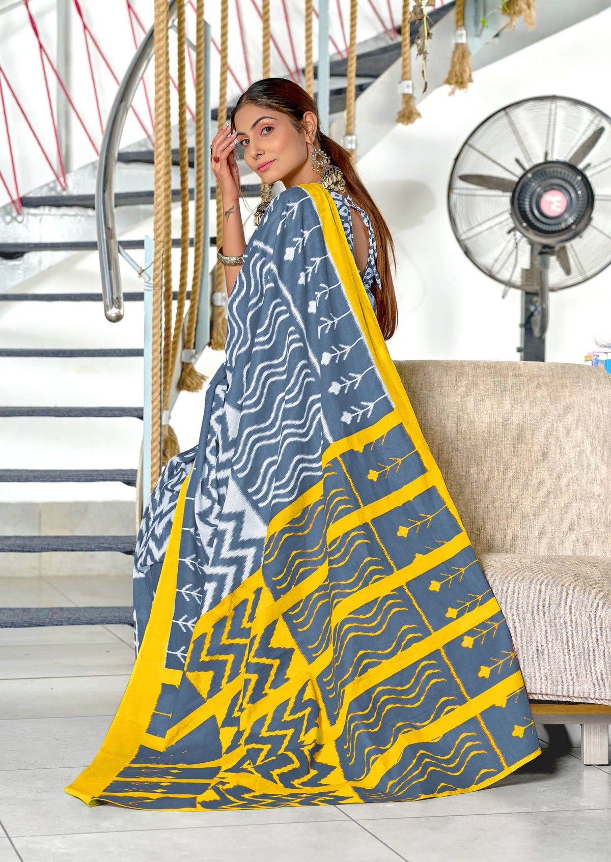Urban Pallu Woven Design Pure Cotton Daily Saree