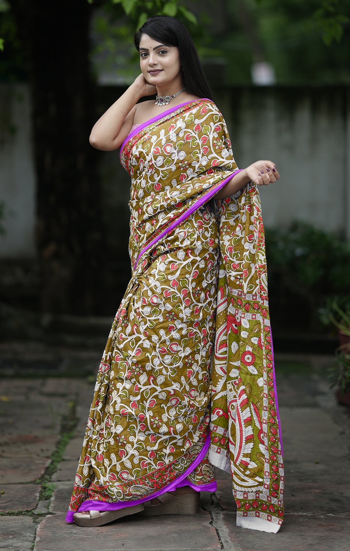 Urban Pallu Woven Design Pure Cotton Daily Saree