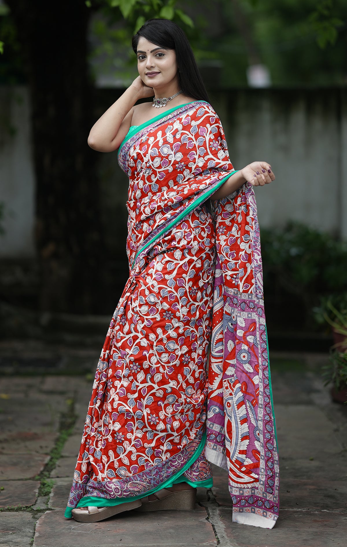Urban Pallu Woven Design Pure Cotton Daily Saree