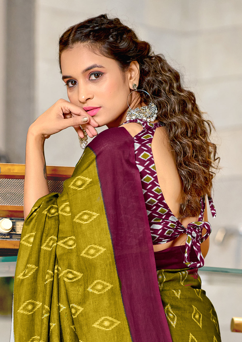Urban Pallu Woven Design Pure Cotton Daily Saree