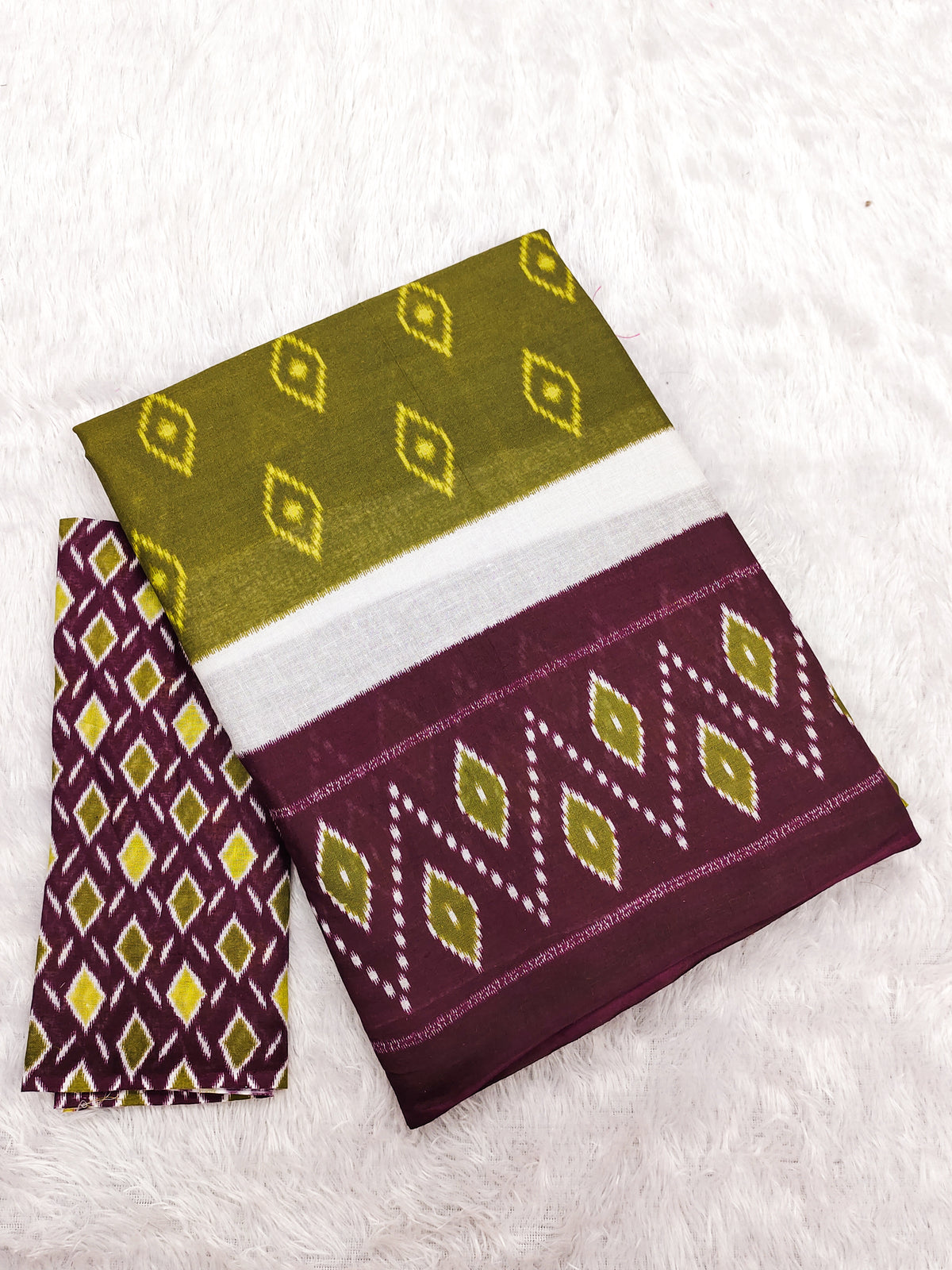 Urban Pallu Woven Design Pure Cotton Daily Saree