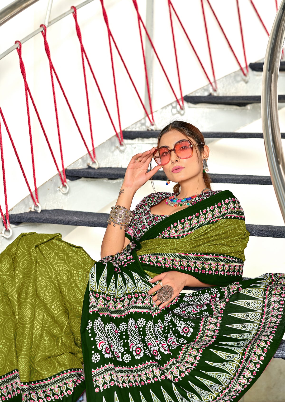 Urban Pallu Woven Design Pure Cotton Daily Saree
