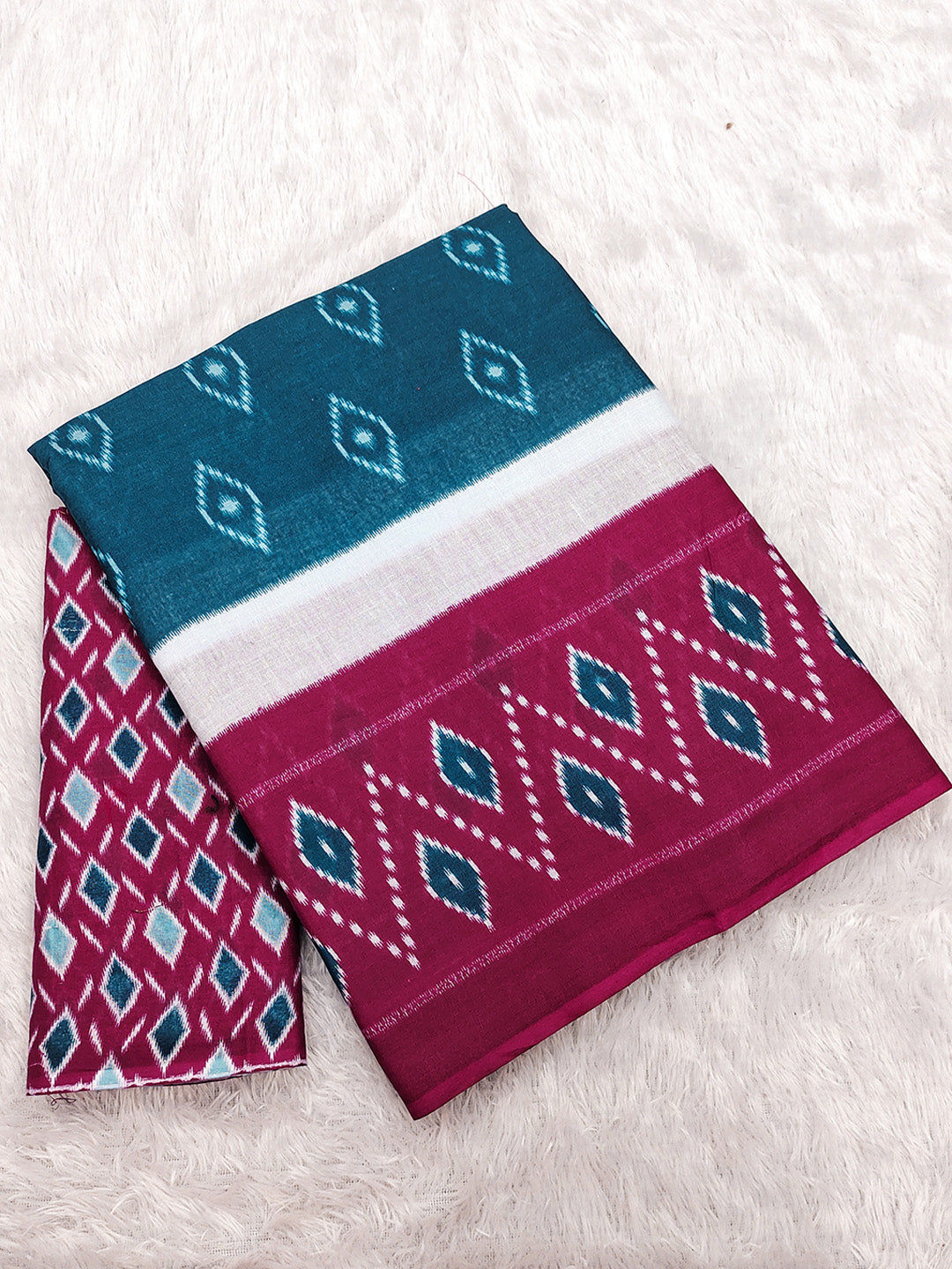 Urban Pallu Woven Design Pure Cotton Daily Saree