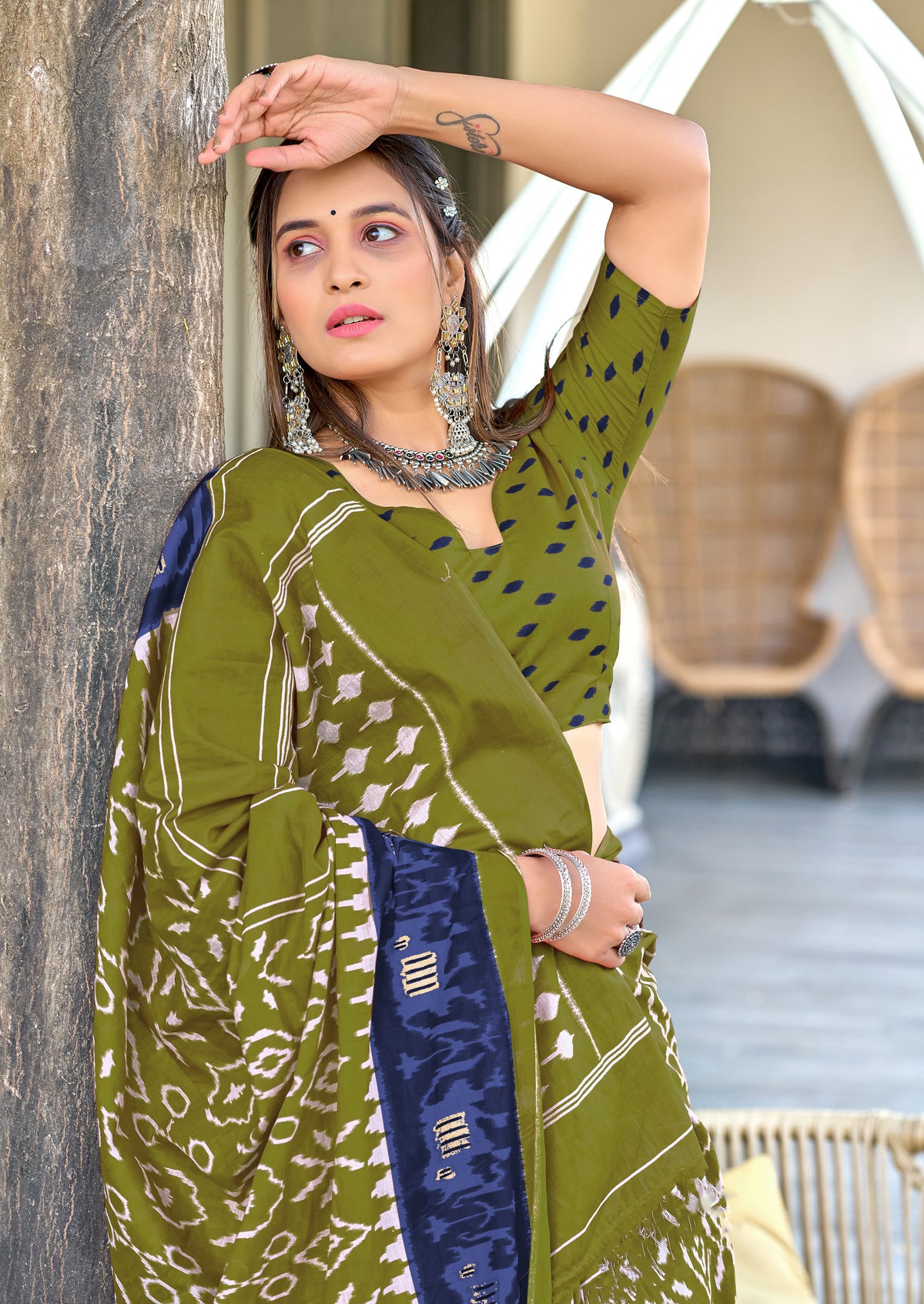 Urban Pallu Woven Design Pure Cotton Daily Saree