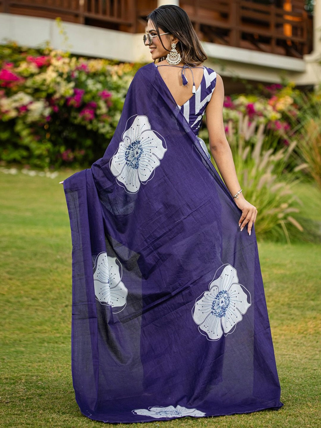 Urban Pallu Woven Design Pure Cotton Daily Saree