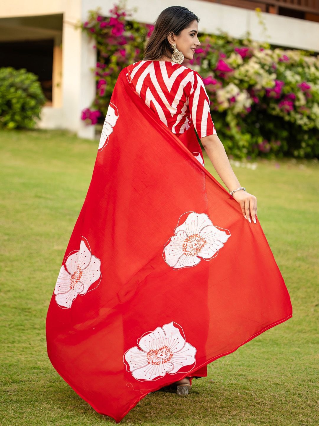 Urban Pallu Woven Design Pure Cotton Daily Saree