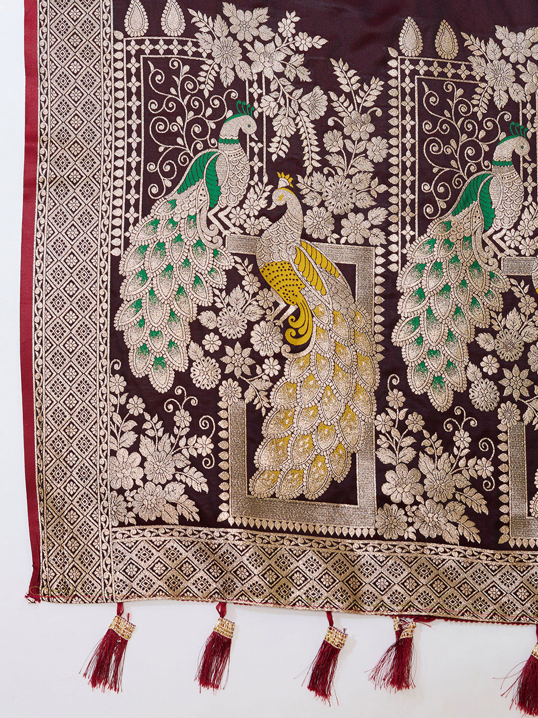 Urban Pallu Woven Design Silk Blend Party Saree