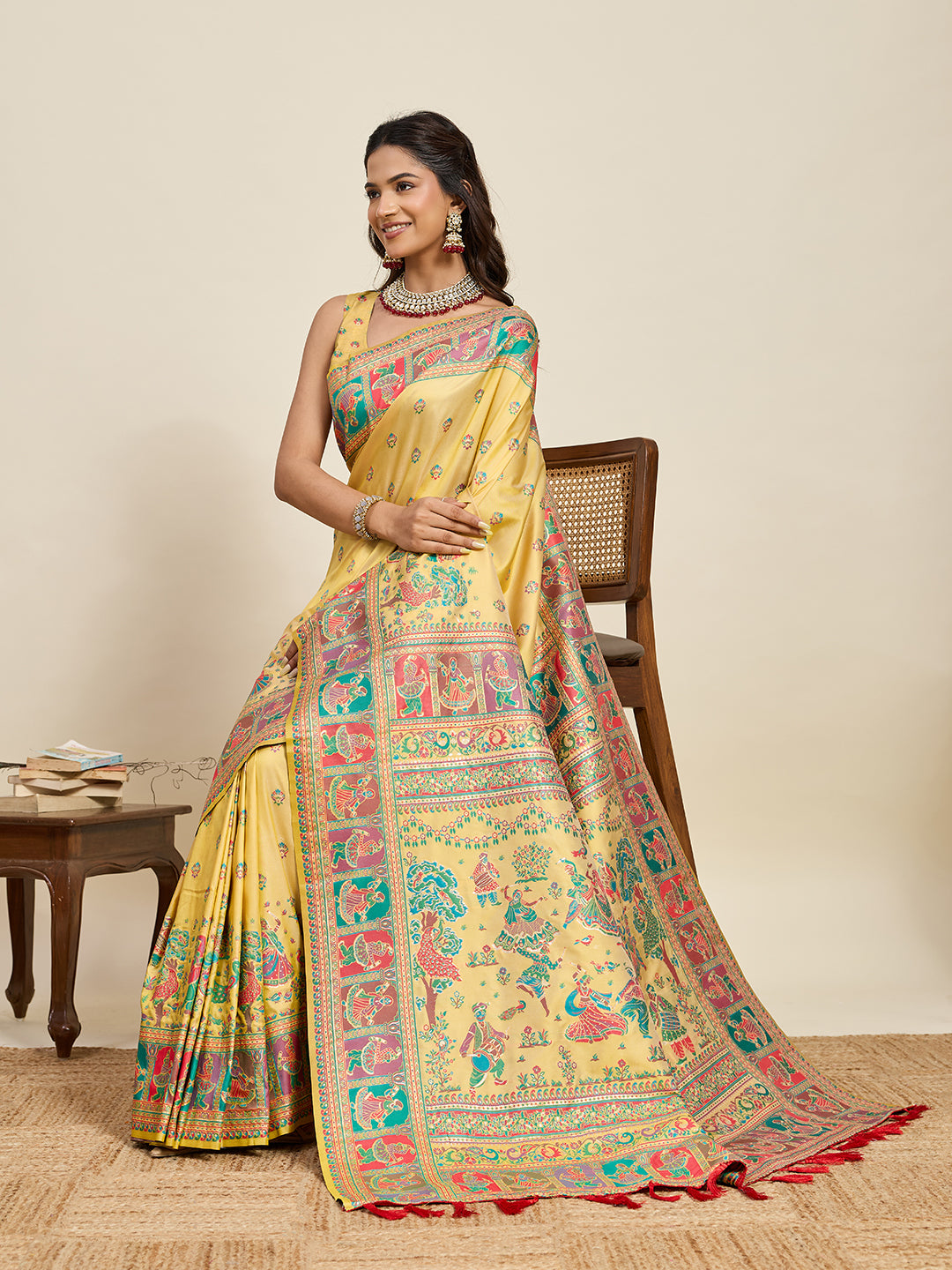 Urban Pallu Woven Design Silk Blend Party Saree