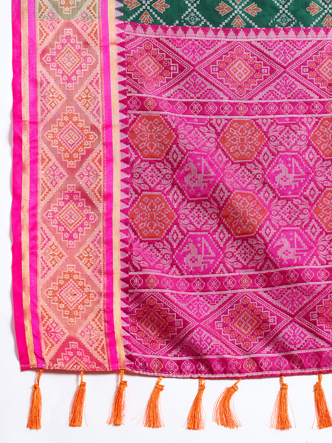 Urban Pallu Woven Design Silk Blend Party Saree