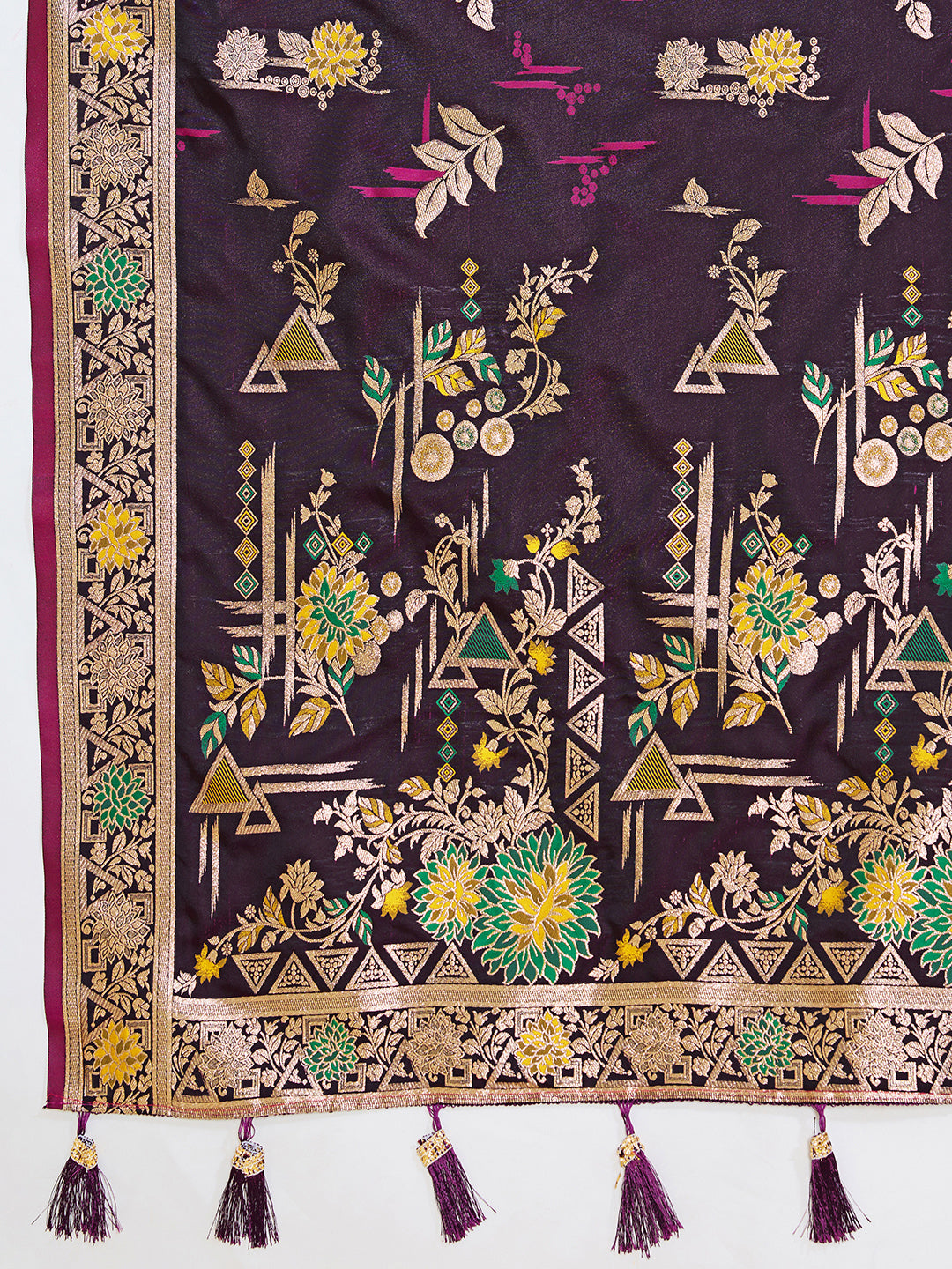 Urban Pallu Woven Design Silk Blend Party Saree