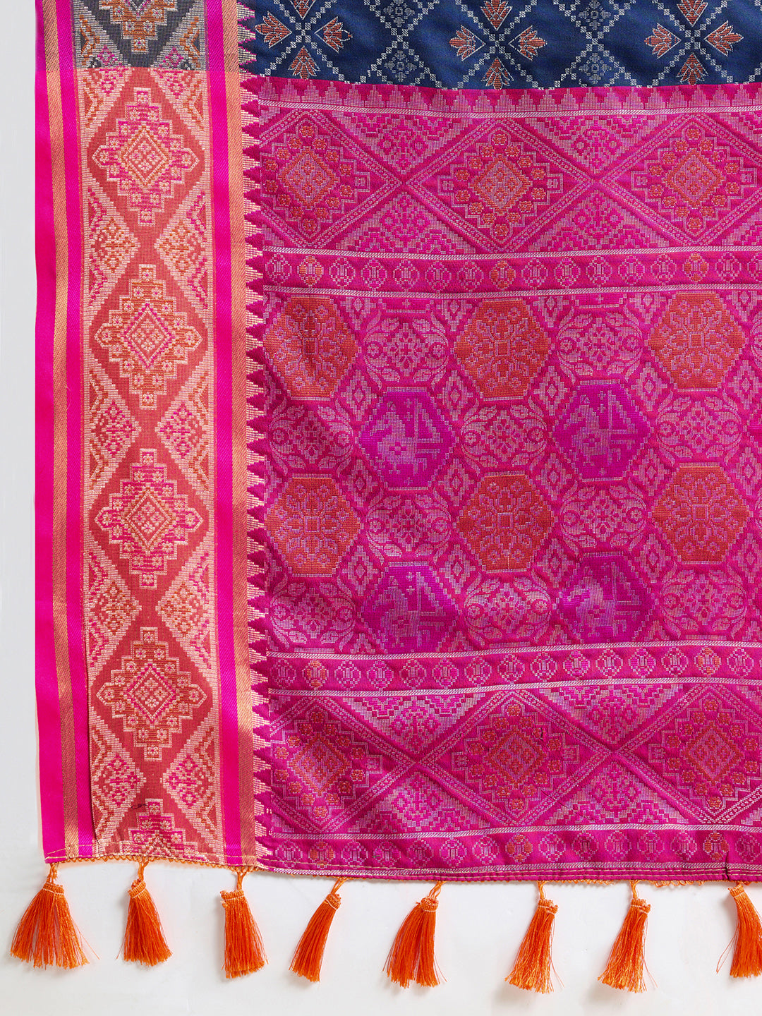 Urban Pallu Woven Design Silk Blend Party Saree