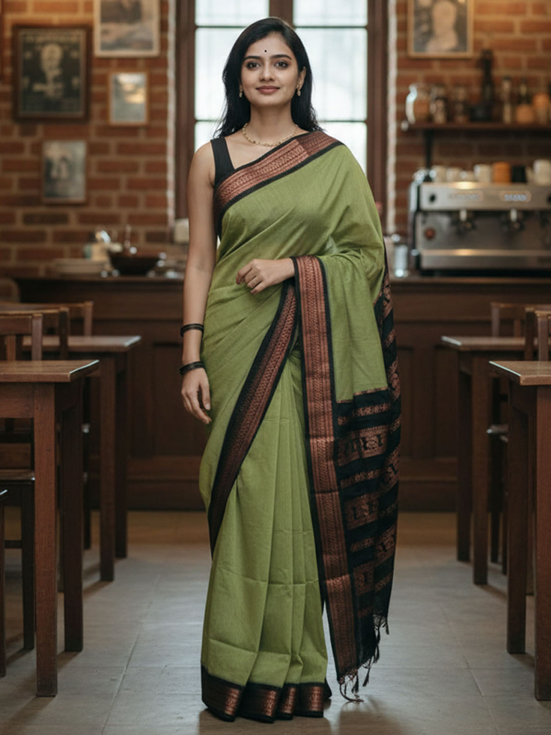 Urban Pallu Woven Design Silk Blend Traditional Saree