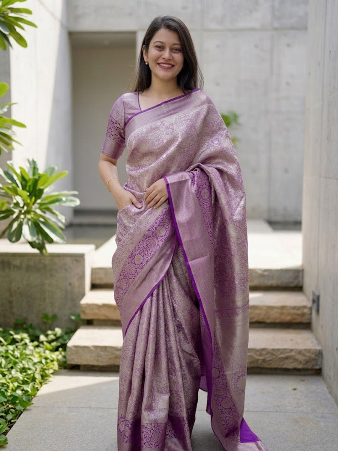 Urban Pallu Woven Design Art Silk Traditional Saree