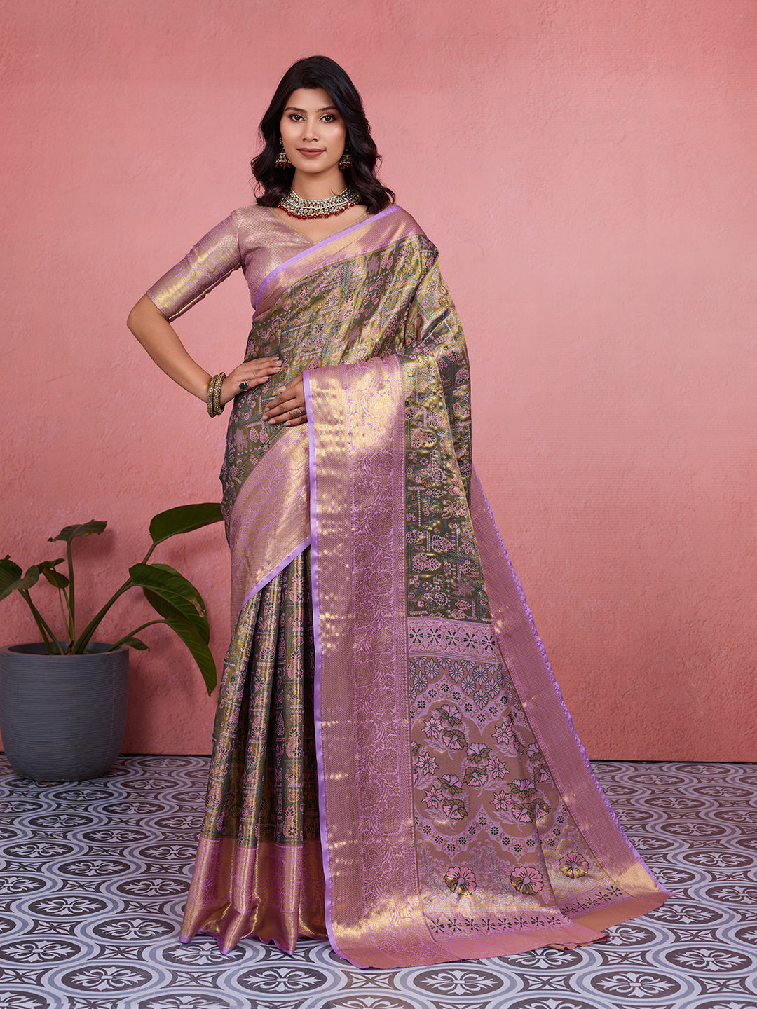Urban Pallu Woven Design Art Silk Traditional Saree