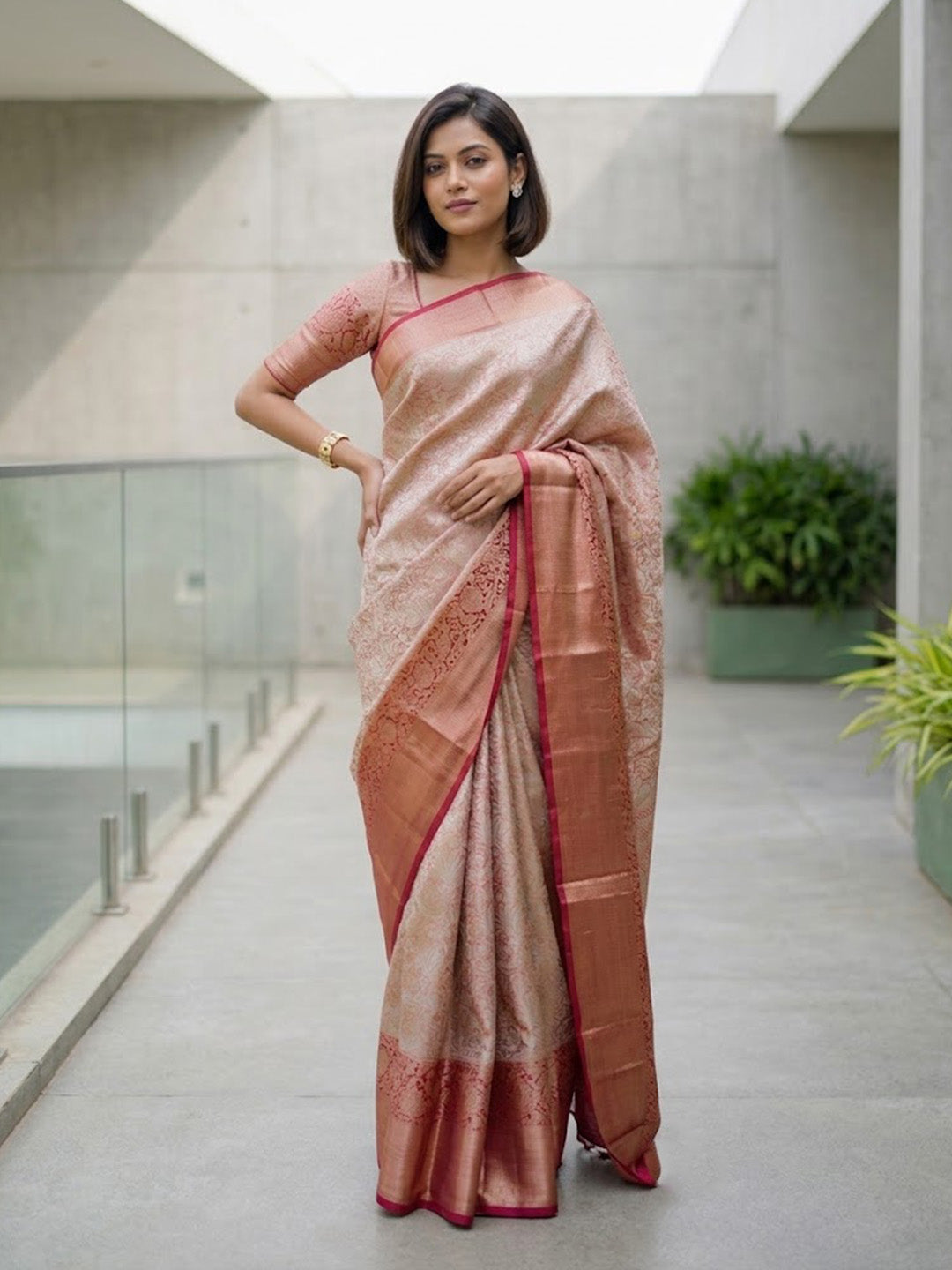 Urban Pallu Woven Design Art Silk Traditional Saree