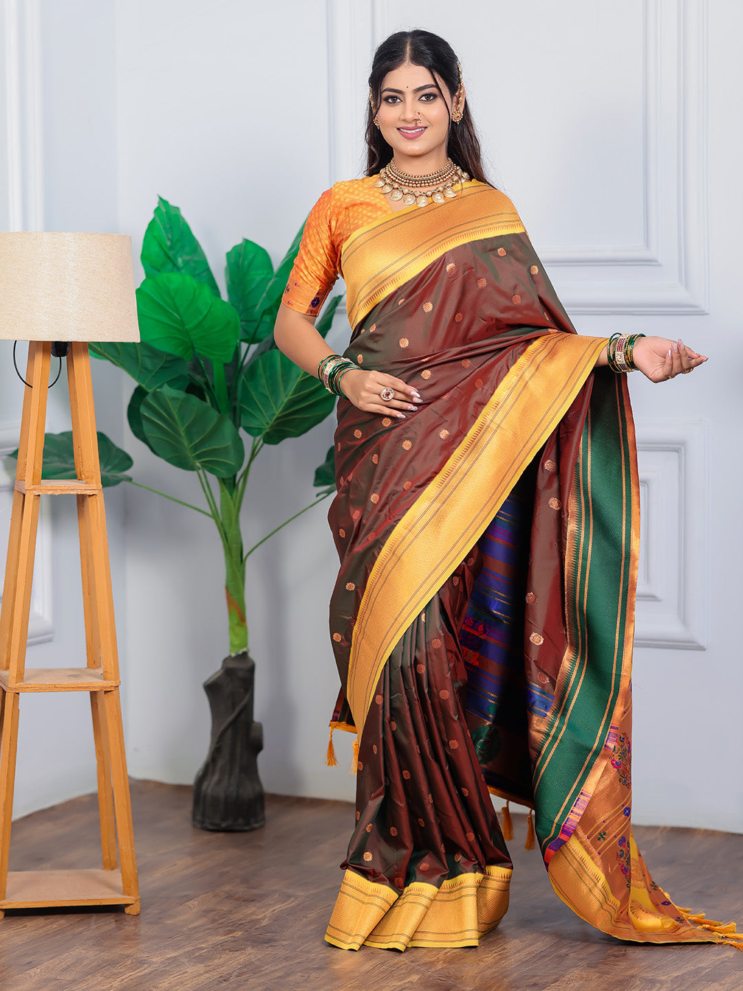 Urban Pallu Woven Design Art Silk Traditional Saree
