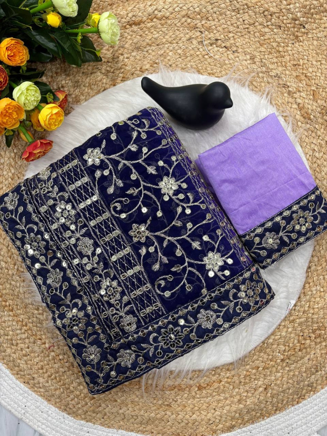 Urban Pallu Dyed Pure Georgette Festive Saree