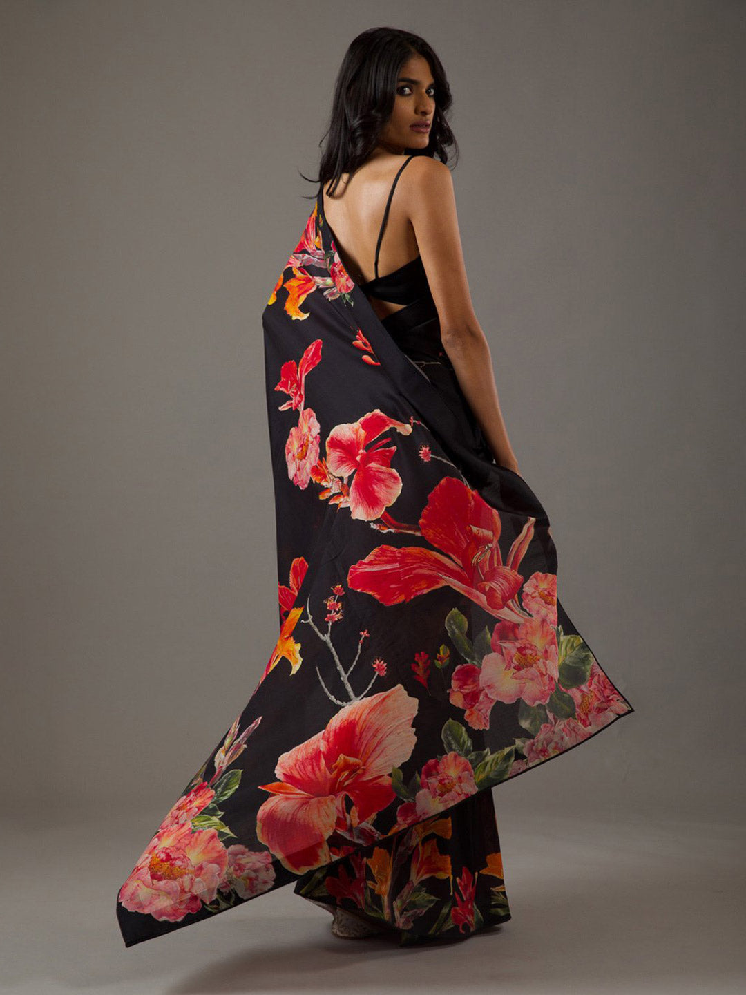 Urban Pallu Printed Poly Georgette Daily Saree