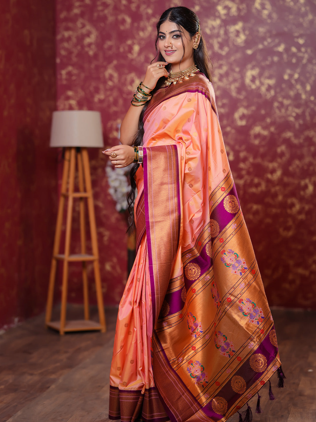 Urban Pallu Woven Design Art Silk Traditional Saree