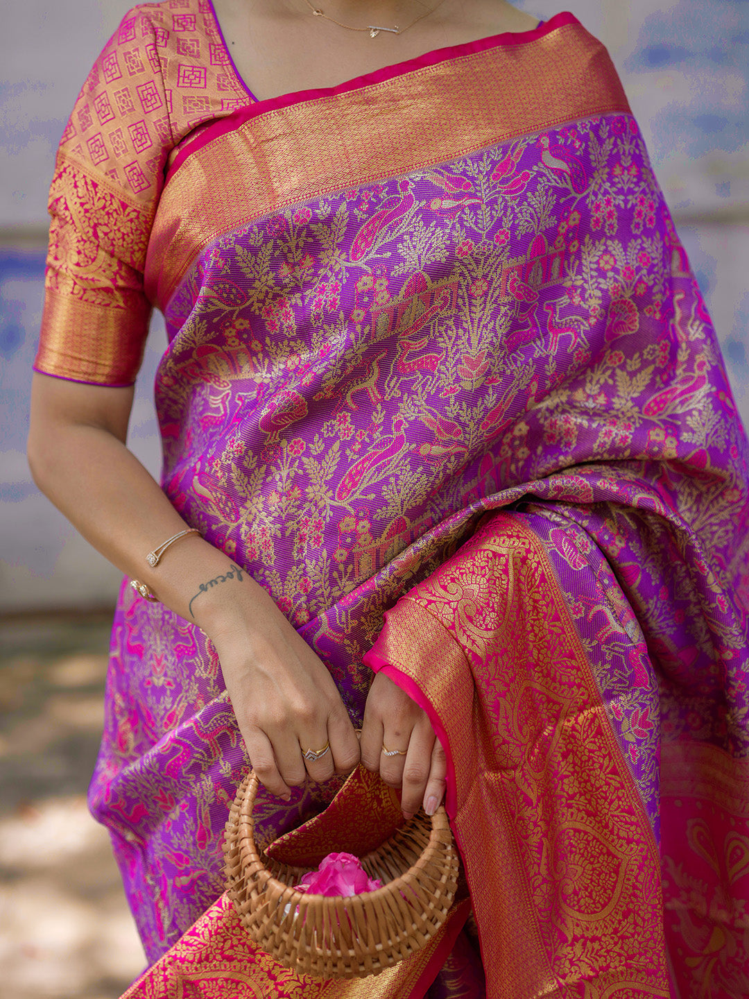 Urban Pallu Woven Design Art Silk Traditional Saree