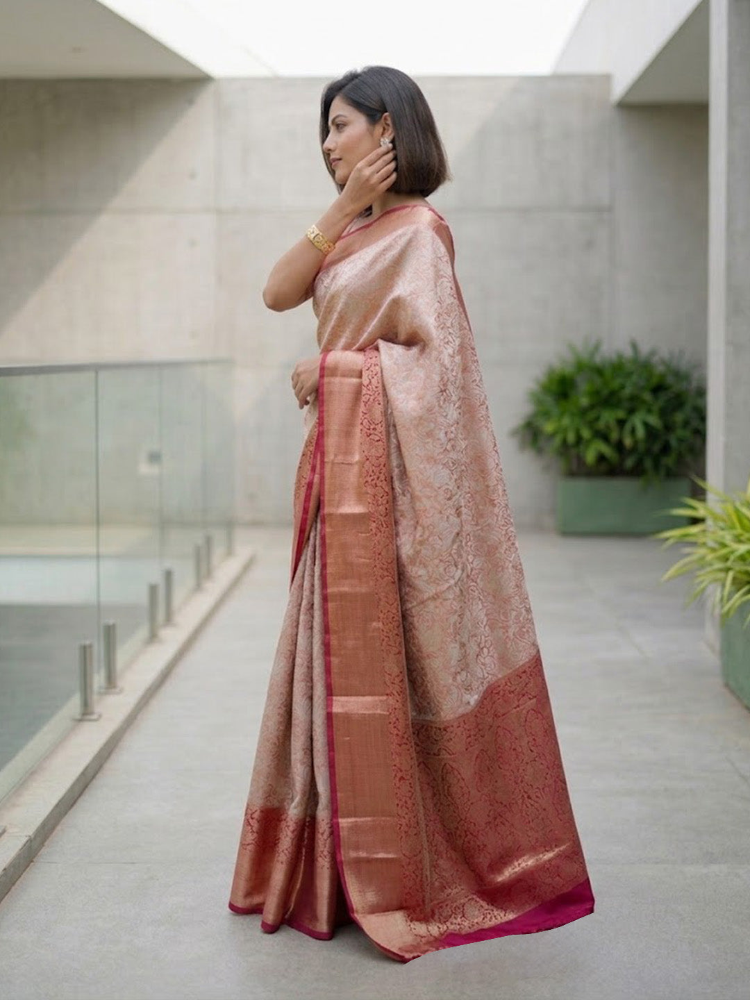 Urban Pallu Woven Design Art Silk Traditional Saree